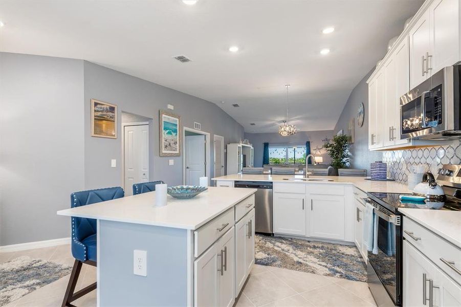 Furnished interior view inside a new home in , Venice (Image 6). Furnished interior view inside a new home in , Venice (Image 6).