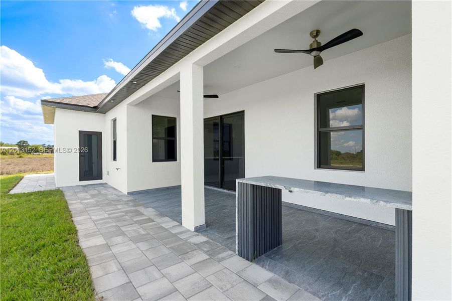Exterior details and patio area of a home in , Lehigh Acres (Image 33).