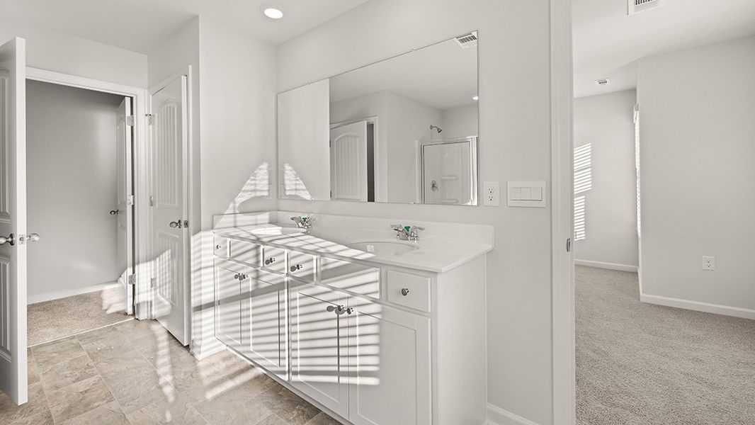 Furnished interior view inside a new home in Greyton Springs Place, Buford (Image 9).