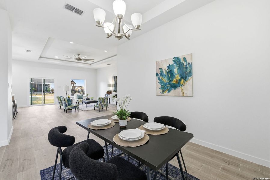 Furnished interior view inside a new home in , Selma (Image 12).