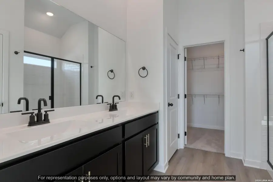 Furnished interior view inside a new home in Cordova Trails, Seguin (Image 7).