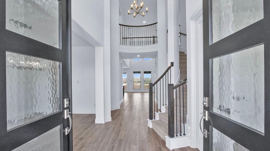 Furnished interior view inside a new home in Briarley 60', Montgomery (Image 5).