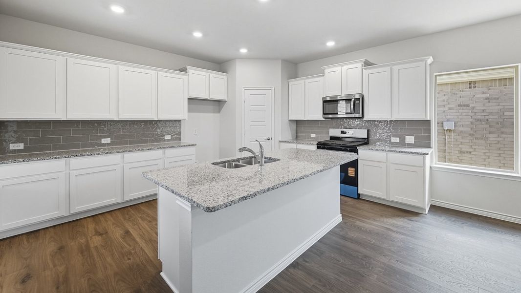 Furnished interior view inside a new home in Silverado, Aubrey (Image 3).