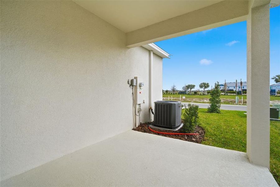 Exterior details and patio area of a home in North River Ranch, Parrish (Image 3).