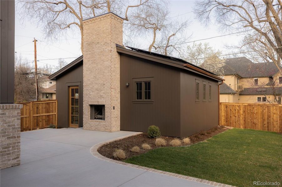 Exterior details and patio area of a home in , Denver (Image 37). Exterior details and patio area of a home in , Denver (Image 37).