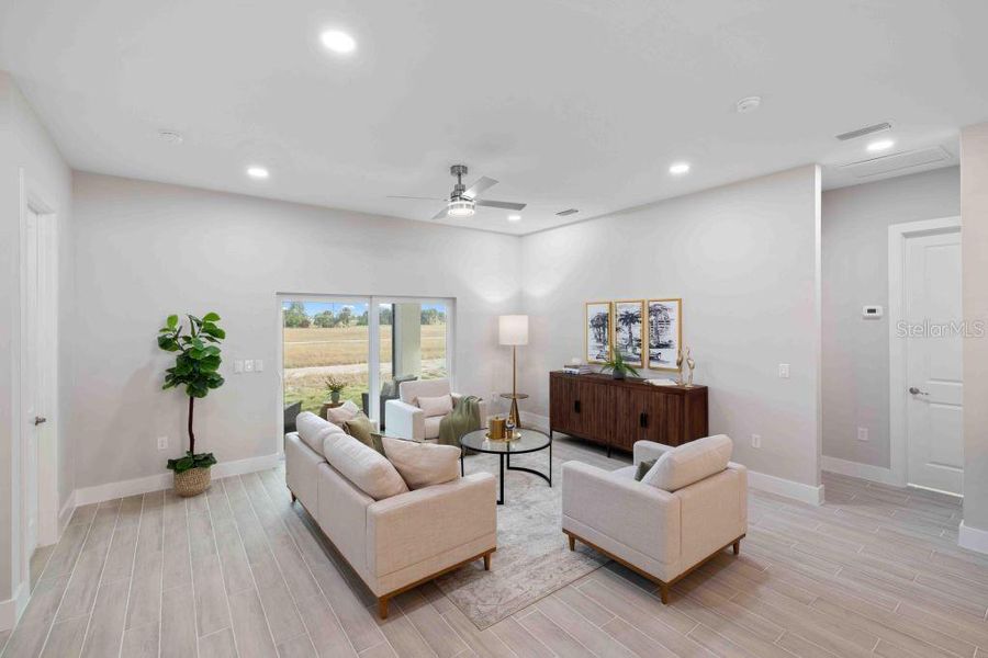 Furnished interior view inside a new home in , Placida (Image 19).