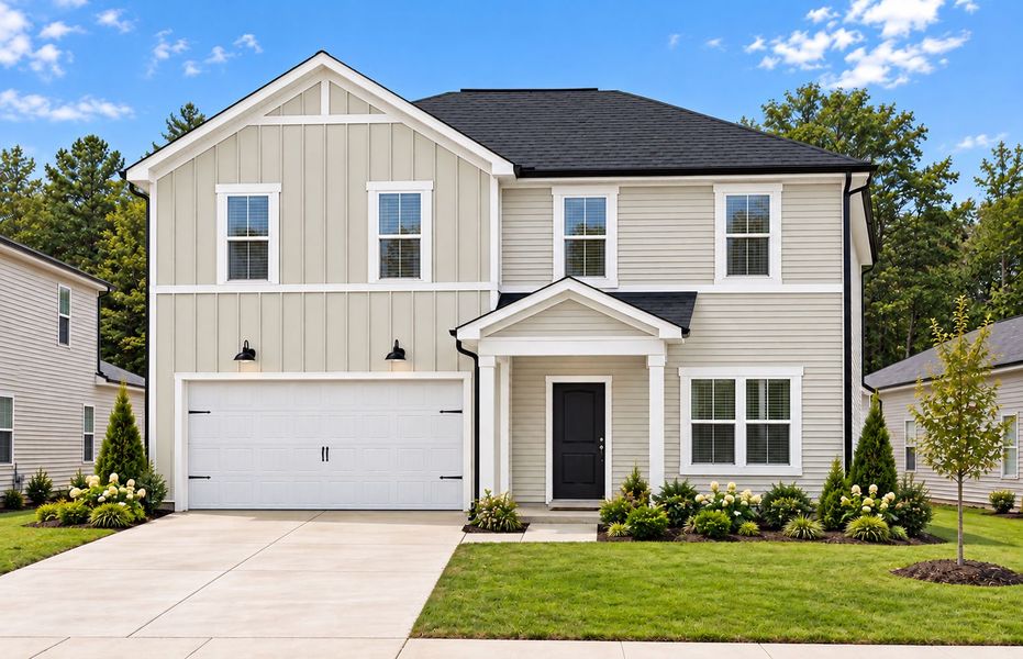 Representative exterior photo of a completed home built from the Whimbrel by Centex in Westford, Sanford, NC (Image 20).