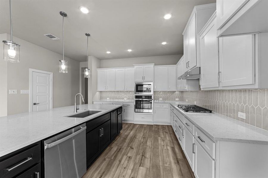 Furnished interior view inside a new home in South Pointe  Village Series, Mansfield (Image 13).