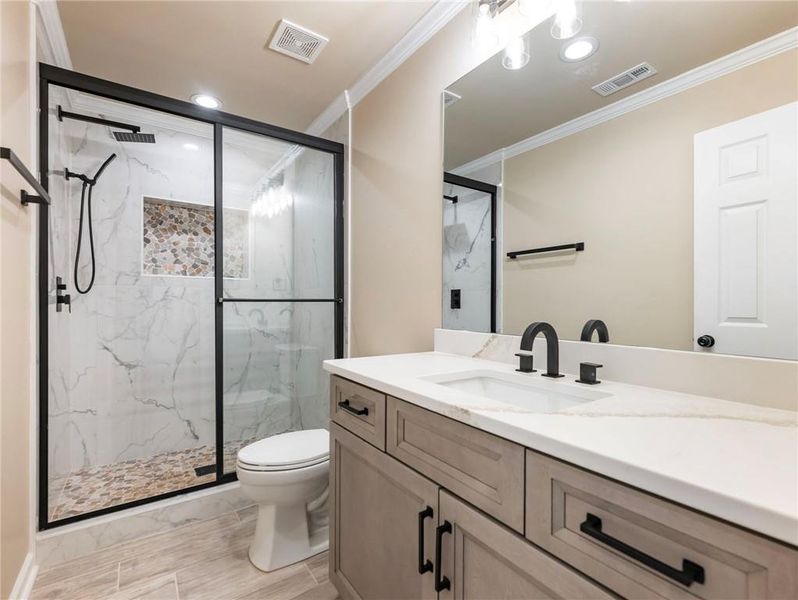 Furnished interior view inside a new home in , Winder (Image 7).