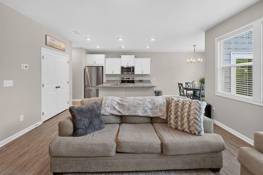 Furnished interior view inside a new home in , Calhoun (Image 13). Furnished interior view inside a new home in , Calhoun (Image 13).