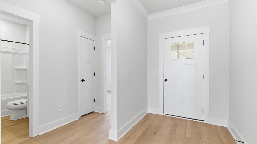 Furnished interior view inside a new home in Pelham Crossing, Greenville (Image 5).