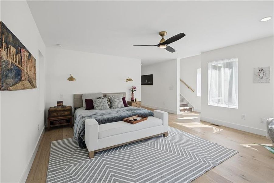 Furnished interior view inside a new home in , Atlanta (Image 6).