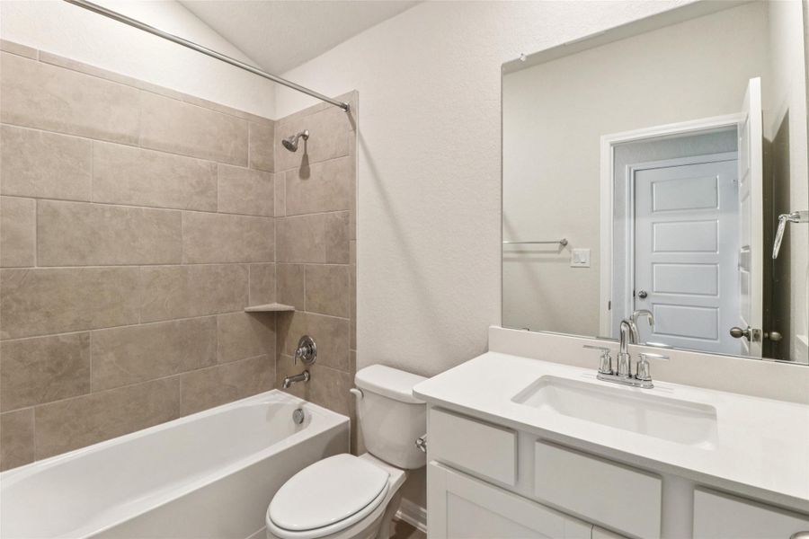 Photo is not of the actual home, but is an inspirational photo of builder’s model home and may depict options, furnishings, and/or decorator features that are not included