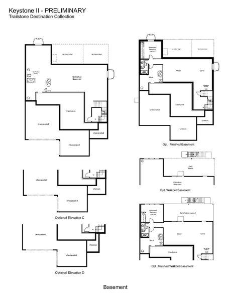 2D floor plan layout of this home in Trailstone, Arvada, CO (Image 5).