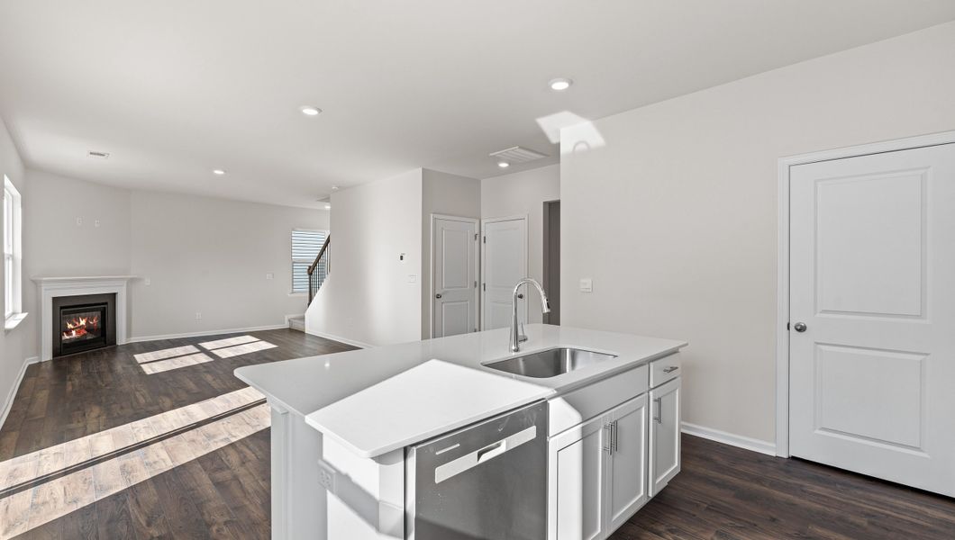 Furnished interior view inside a new home in Durbin Meadows Traditions, Fountain Inn (Image 6). Furnished interior view inside a new home in Durbin Meadows Traditions, Fountain Inn (Image 6).