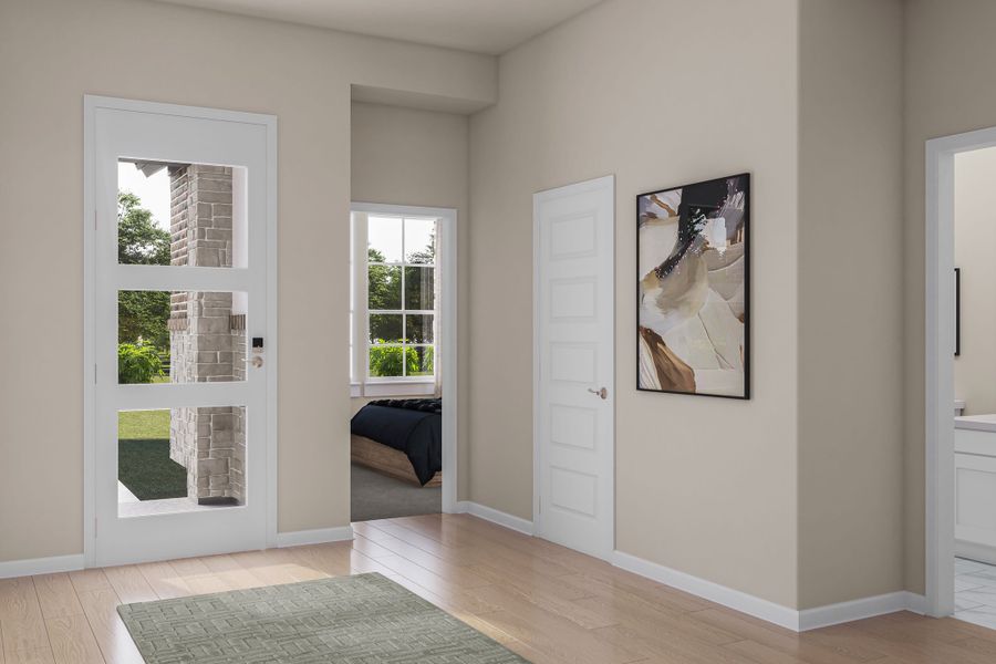 Representative furnished interior of a home built from the Rainey by Tri Pointe Homes in Lariat, Liberty Hill (Image 6).