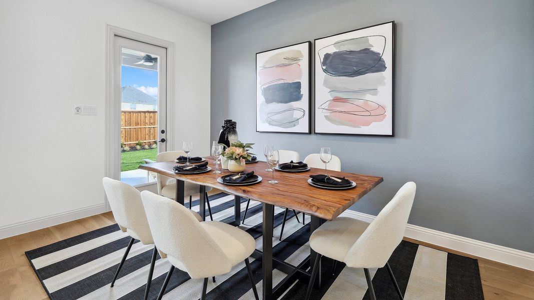 Representative furnished interior of a home built from the Vanderbilt by DRB Homes in Green Meadows Classic, Celina (Image 10).