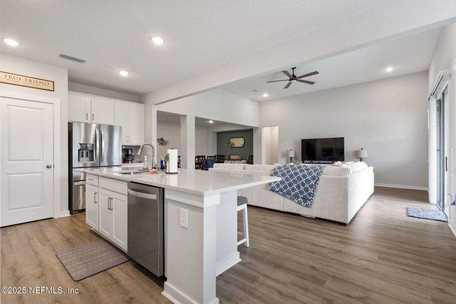 Furnished interior view inside a new home in , Jacksonville (Image 7). Furnished interior view inside a new home in , Jacksonville (Image 7).