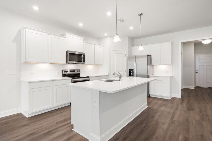 Furnished interior view inside a new home in Waterways, Richmond Hill (Image 10).