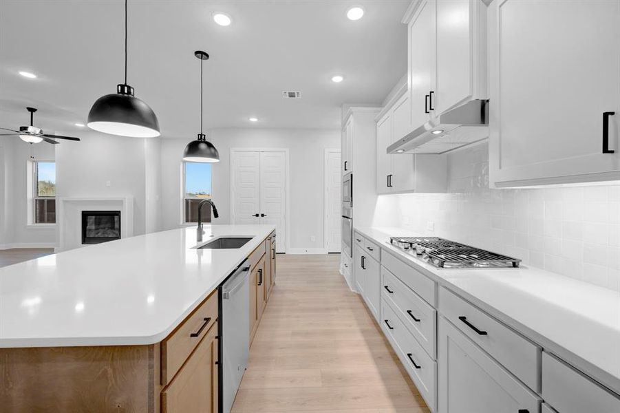 Furnished interior view inside a new home in Elements at Viridian - Traditional Series, Arlington (Image 12).