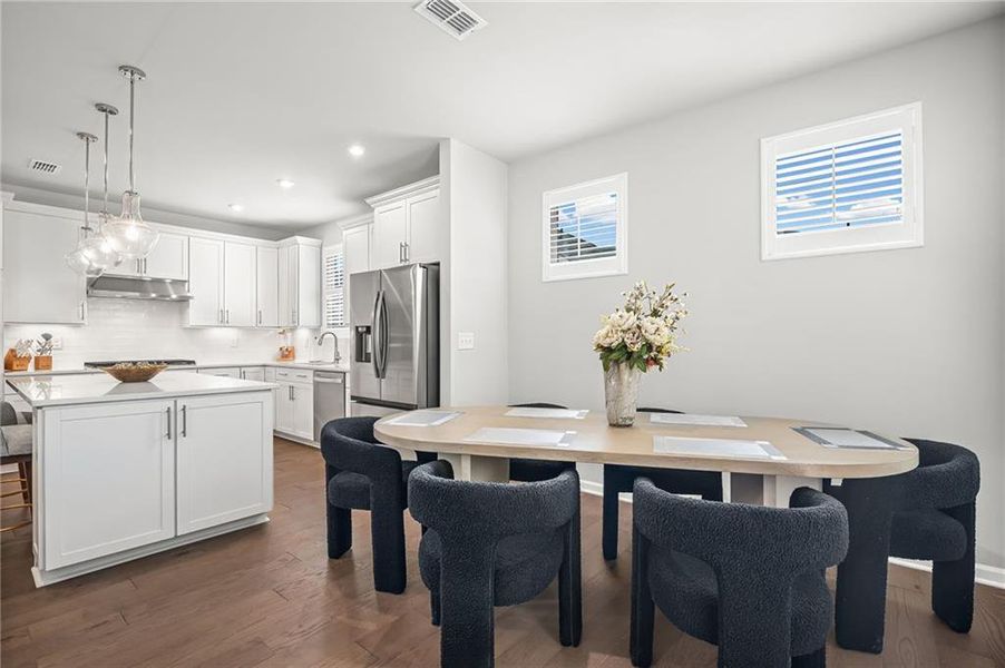 Furnished interior view inside a new home in Sun City Peachtree, Griffin (Image 17).