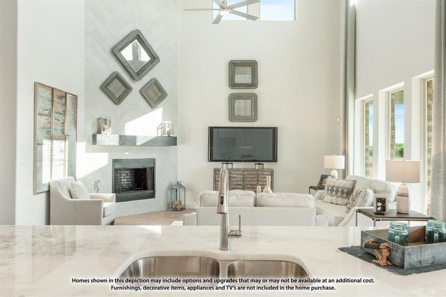Furnished interior view inside a new home in Ridge Ranch, Mesquite (Image 31).