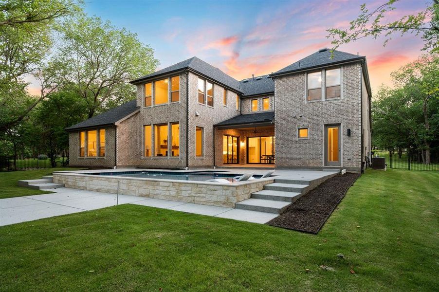 Exterior details and patio area of a home in , Keller (Image 30).
