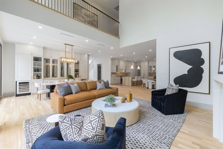 Furnished interior view inside a new home in , Dallas (Image 8). Furnished interior view inside a new home in , Dallas (Image 8).