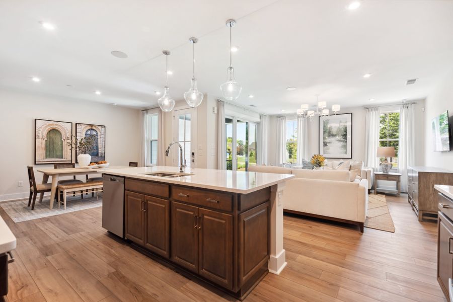 Furnished interior view inside a new home in Seven Oaks, Belmont (Image 7).