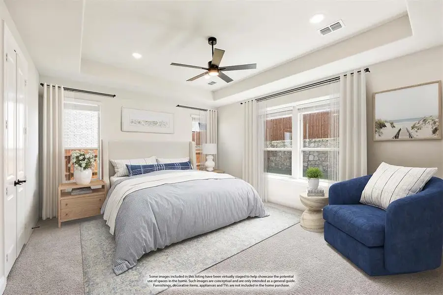 Furnished interior view inside a new home in Ridgepoint, Midlothian (Image 12).