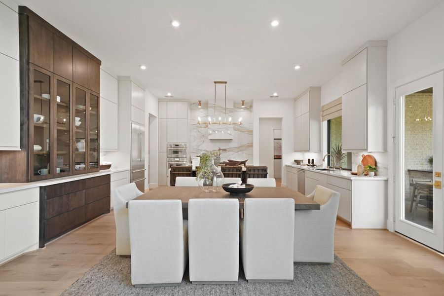 The breakfast area off the gourmet kitchen. Representational image.