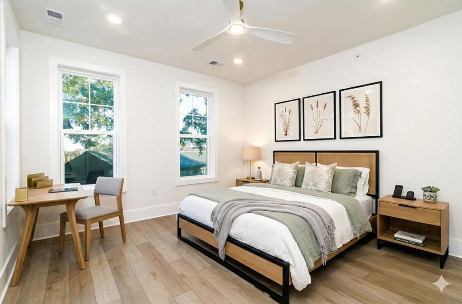 Furnished interior view inside a new home in , North Charleston (Image 21). Furnished interior view inside a new home in , North Charleston (Image 21).