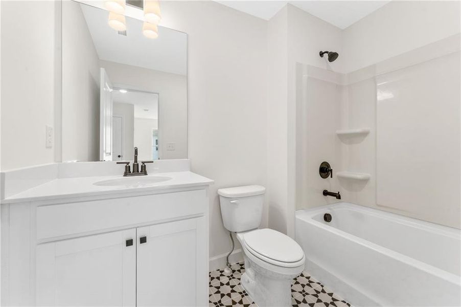 Furnished interior view inside a new home in Cherokee Township, Acworth (Image 10).