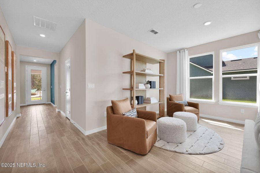 Furnished interior view inside a new home in Wingate Landing, Jacksonville (Image 13).