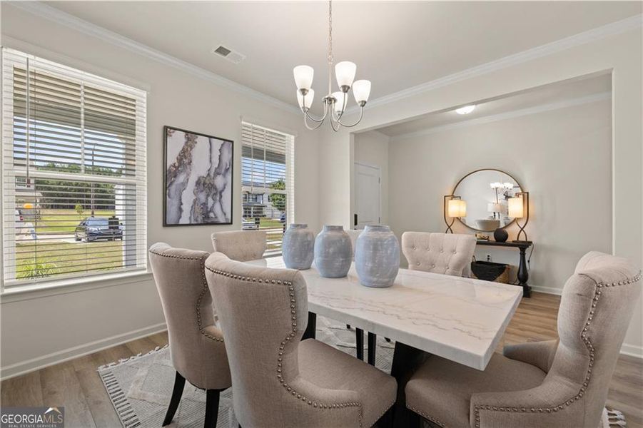 Furnished interior view inside a new home in Cascade Ridge at Niskey Lake, Atlanta (Image 5).