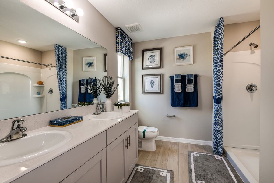 Representative furnished interior of a home built from the Indigo by Casa Fresca Homes in Villa Mar, Winter Haven (Image 6). Representative furnished interior of a home built from the Indigo by Casa Fresca Homes in Villa Mar, Winter Haven (Image 6).