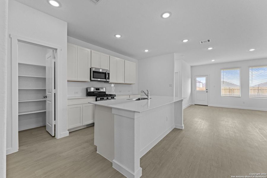 Furnished interior view inside a new home in Voss Farms: Coastline Collection, New Braunfels (Image 9).