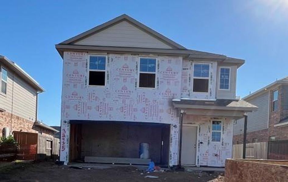 In-progress construction of a new home in Vanbrooke, Brookshire, TX (Image 22).