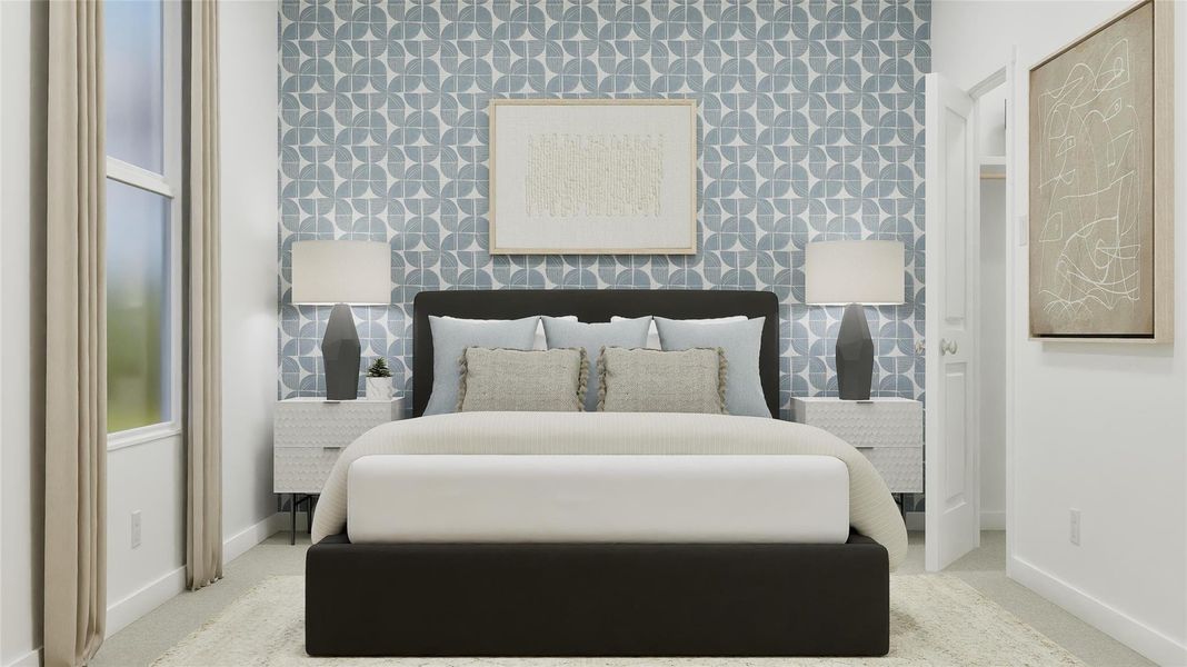 Furnished interior view inside a new home in River Bridge Ranch: Classic Collection, San Marcos (Image 10).