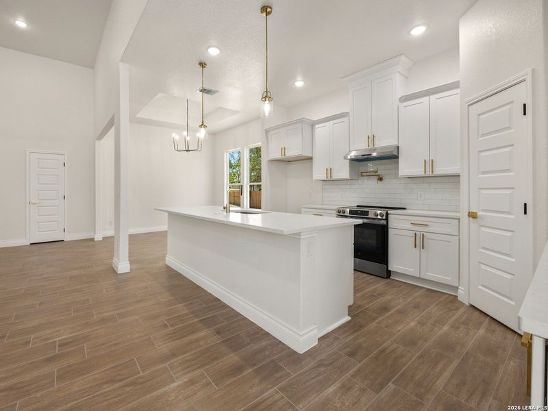 Furnished interior view inside a new home in , Elmendorf (Image 13).