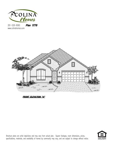 Front exterior of a new home in Lago Mar, La Marque, TX, highlighting curb appeal (Image 1).