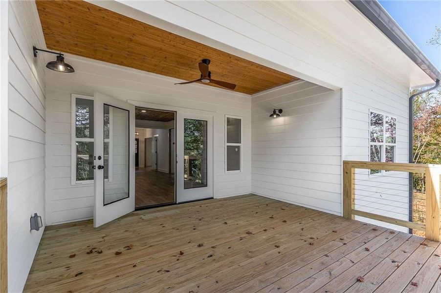 Exterior details and patio area of a home in , Cornelia (Image 28). Exterior details and patio area of a home in , Cornelia (Image 28).