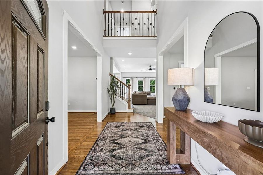 Furnished interior view inside a new home in , Flowery Branch (Image 6).