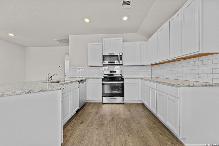Furnished interior view inside a new home in Redbird Ranch, San Antonio (Image 5).