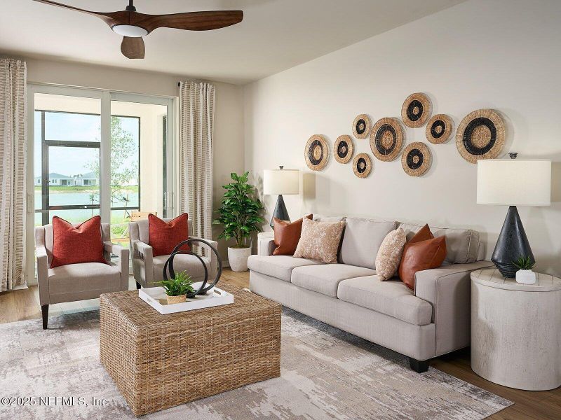 Furnished interior view inside a new home in , Palm Coast (Image 4).
