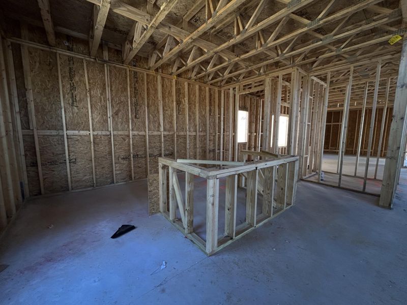In-progress construction of a new home in Tea Farm: Presidents Series, Ravenel, SC (Image 60).