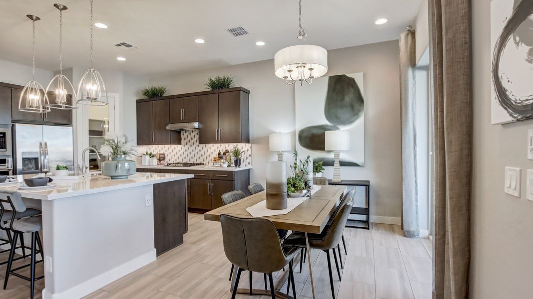 Furnished interior view inside a new home in Mirada Crossing, Goodyear (Image 5).
