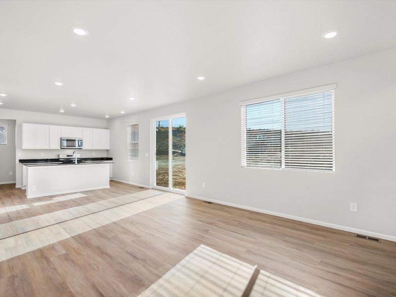 Spacious, unfurnished interior of a new home in Poudre Heights: The Lakes Collection, Windsor (Image 8).