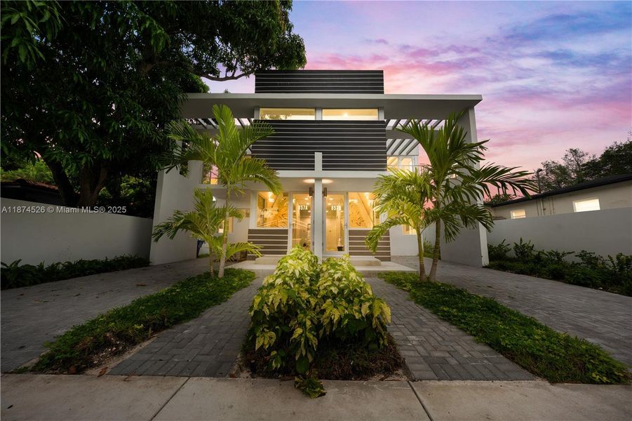 Front exterior of a new home in , Miami, FL, highlighting curb appeal (Image 31).