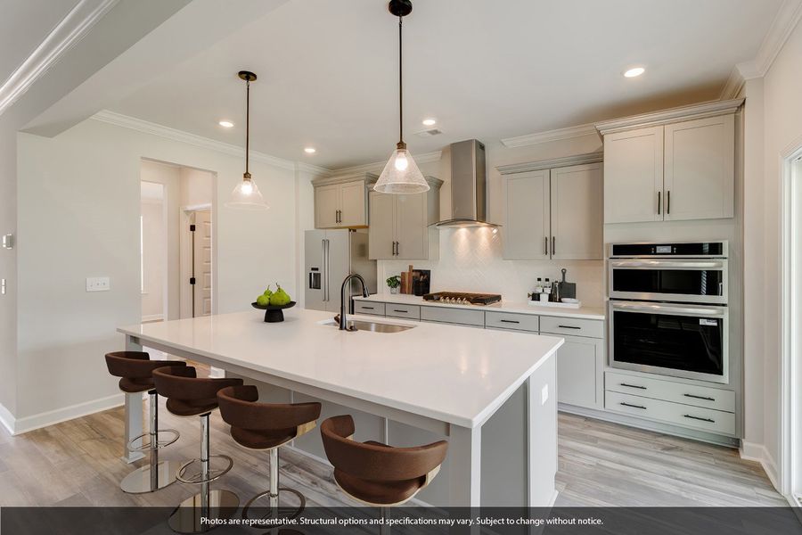 Furnished interior view inside a new home in Indigo at Abbey Preserve, Wilmington (Image 4).